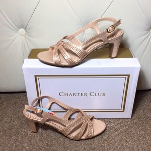 NWT CHARTER CLUB DELILAA SLINGBACK SANDAL